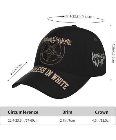 Moti-onlěss Bnad Baseball Cap Stylish Curved Brim Baseball Cap Novelty Print Graphic Classic Golf Cap Unisex Gift 1 $14.13 Ba...