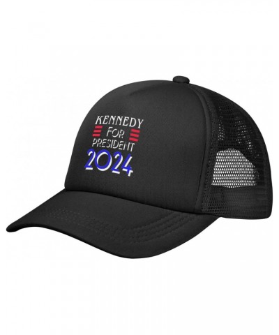 Kennedy 2024 for President Baseball Cap Adjustable Casual Mesh Hats Duck Tongue Hat for Men Women2 Black $9.22 Baseball Caps