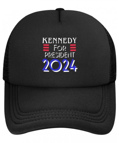 Kennedy 2024 for President Baseball Cap Adjustable Casual Mesh Hats Duck Tongue Hat for Men Women2 Black $9.22 Baseball Caps