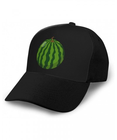 Watermelon Fruit Baseball Cap Women Men Hat Outdoor Leisure Sun Hat Adjustable Truck Driver Baseball Caps Dad Hats Black $14....