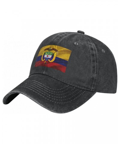 Coat of arms of Colombia Baseball Cap for Men Women Fashionable Adjustable Denim Hat $13.11 Baseball Caps