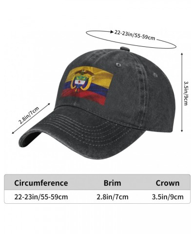 Coat of arms of Colombia Baseball Cap for Men Women Fashionable Adjustable Denim Hat $13.11 Baseball Caps