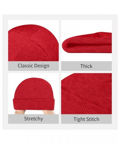 Faith Cross Script Christian Jesus Beanie Hat Men Winter Knit Hat Women Slouchy Skull Cap Hedging Hat Black Red $9.59 Skullie...