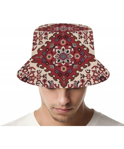 Women's Bucket Hat – Classic Sun Protection Fashion Accessory Western Aztec Geometry Style-2 $9.02 Bucket Hats