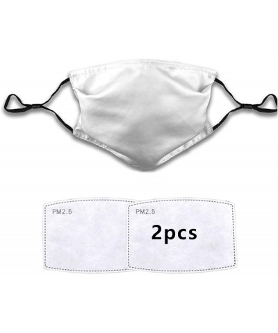 Adult Reusable Face Mask,5-Ply Breathable Safety Unisex Adults Fashion Facial Face Masks for Women Men Black and White _27 $9...