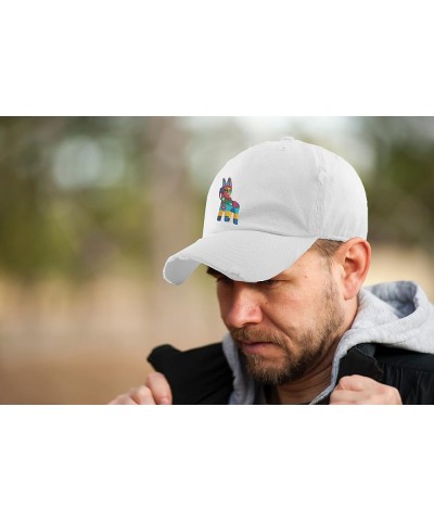 Fiesta Pinata Dad Hat Embroidery Vintage Adjustable Embroidered Cap Black $12.66 Baseball Caps