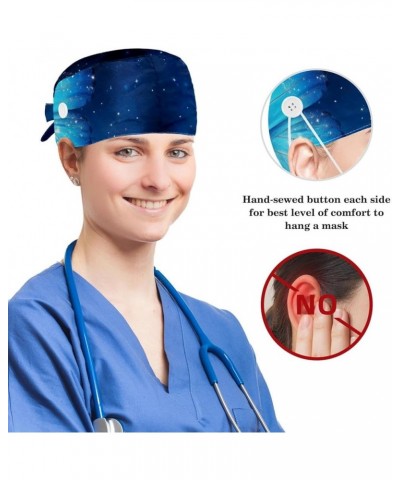 Scrub Caps,Working Cap Hat with Sweatband Headgear for Women L893f3wsoi $7.94 Skullies & Beanies