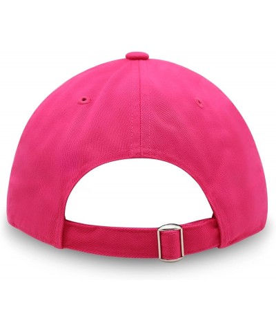 Pink Muffin Premium Dad Hat Embroidered Baseball Cap Cupcakes Snack One Size Hot Pink $11.24 Baseball Caps