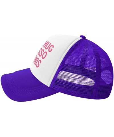 Let's Chug Espresso Martinis Men's Black Adjustable Baseball Cap Vintage Dad Hat Trucker Cap Purple $11.21 Baseball Caps