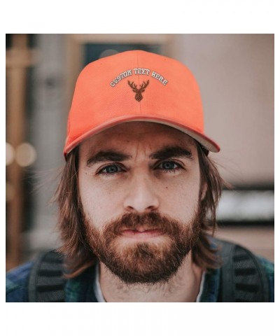 Custom Baseball Cap Animal Deer Head Embroidery Acrylic Dad Hats for Men & Women Soft Pink Personalized Text Here $14.57 Base...