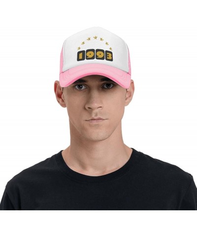 1993 Birthday Hat Gift Mesh Cap for Men Women, Gift Adjustable Trucker Hat Baseball Cap Pink $10.29 Baseball Caps