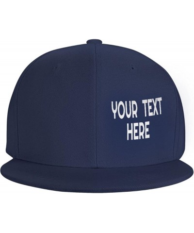 Custom Hats,Custom Photo Hats Your Design Here,Custom Hat Design Your Own Classic Mens Womens Trucker Hats Navy Blue-2 $8.24 ...