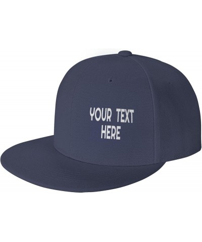 Custom Hats,Custom Photo Hats Your Design Here,Custom Hat Design Your Own Classic Mens Womens Trucker Hats Navy Blue-2 $8.24 ...