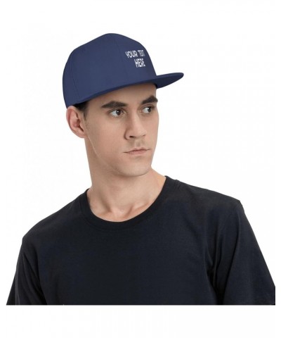 Custom Hats,Custom Photo Hats Your Design Here,Custom Hat Design Your Own Classic Mens Womens Trucker Hats Navy Blue-2 $8.24 ...