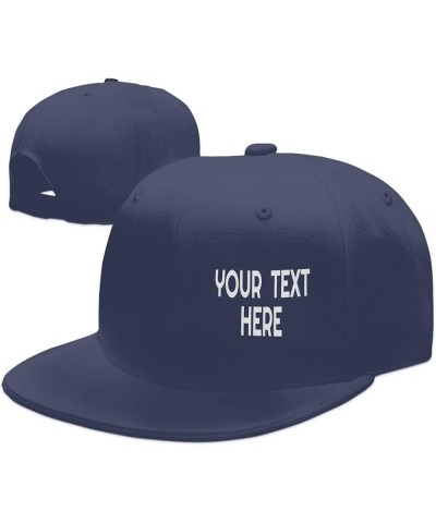 Custom Hats,Custom Photo Hats Your Design Here,Custom Hat Design Your Own Classic Mens Womens Trucker Hats Navy Blue-2 $8.24 ...