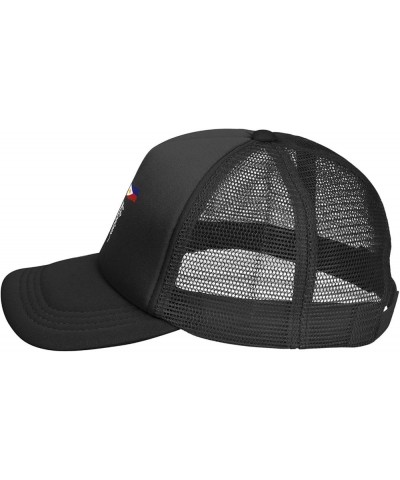 Pinoy Filipino Flag Funny Trucker Hat Adjustable Mesh Baseball Cap Adult Men Women Black $11.98 Baseball Caps