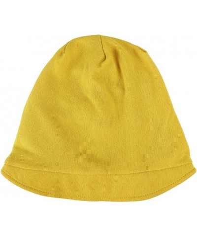 Stretchy Turban Cap Chemo Head Wraps Baggy Sleep Hat Headscarf Solid Color Stretch Slouchy Hat for Women Girl Yellow $8.05 Sk...