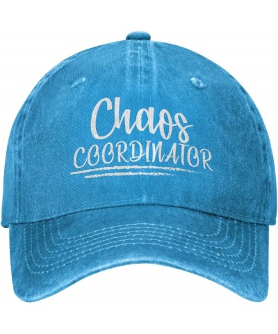 Chaos Coordinator Gifts for Women Men Baseball Cap Trucker Hat for Men Women Golf Dad Hats Black Blue $11.99 Baseball Caps