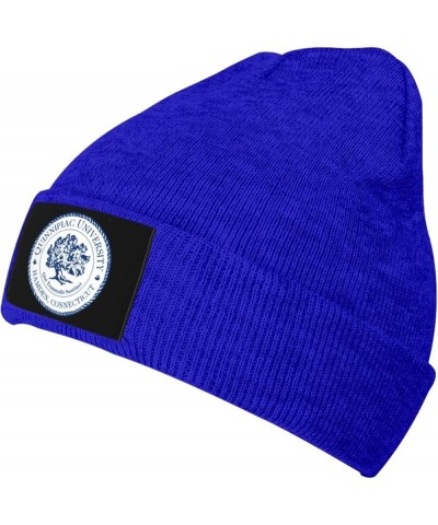 Quinnipiac University Stretch Beanie Knit Hat for Men Women Winter Fall Spring Warm Cap Blue $9.59 Skullies & Beanies