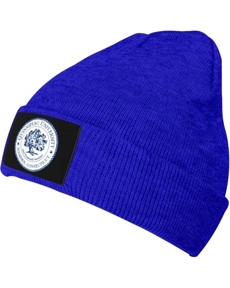 Quinnipiac University Stretch Beanie Knit Hat for Men Women Winter Fall Spring Warm Cap Blue $9.59 Skullies & Beanies