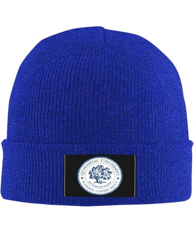 Quinnipiac University Stretch Beanie Knit Hat for Men Women Winter Fall Spring Warm Cap Blue $9.59 Skullies & Beanies