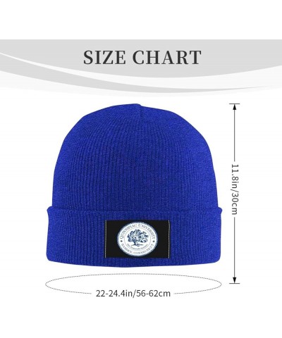 Quinnipiac University Stretch Beanie Knit Hat for Men Women Winter Fall Spring Warm Cap Blue $9.59 Skullies & Beanies