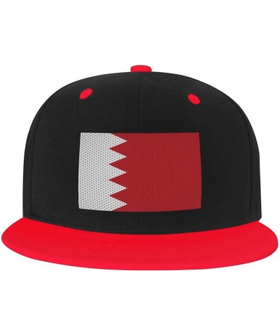 Flag of Bahrain Baseball Cap for Men Women Snapback Hat Adjustable Flat Bill Hats Red $14.34 Baseball Caps