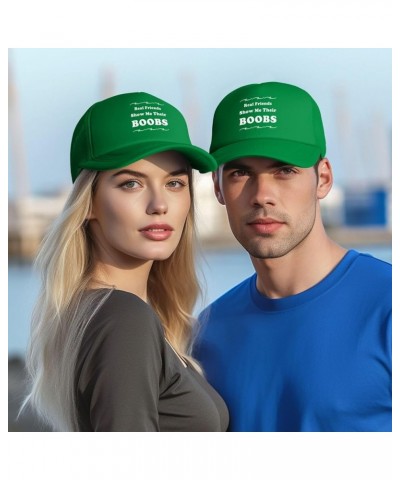 Real Friends Show Me Their Boobs Beach Trucker Hats for Women Sun Hats Mesh Uv Protection for Outdoor Sports Black Green $9.0...