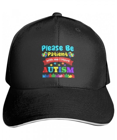 Dad Hat Autism Awareness Baseball Cap for Men Women Snapback Hat Aldult Adjustable Please Be Patient With Me I Have Autism Au...