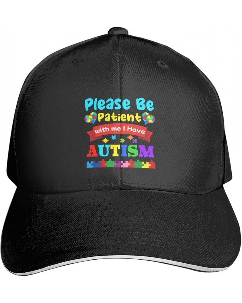 Dad Hat Autism Awareness Baseball Cap for Men Women Snapback Hat Aldult Adjustable Please Be Patient With Me I Have Autism Au...