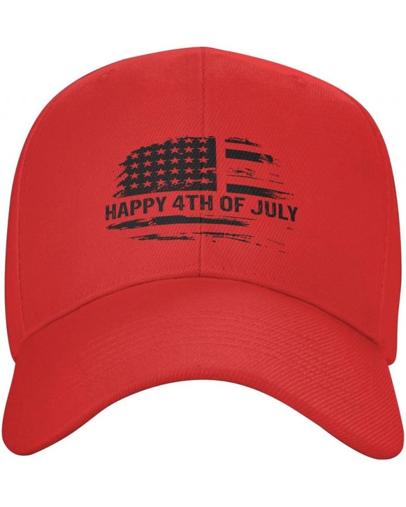 Happy 4th of July USA Flag Baseball Cap for Men Women Hat Adjustable Truck Driver Baseball Caps Dad Hats Red $12.66 Baseball ...