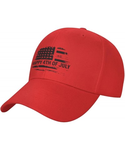 Happy 4th of July USA Flag Baseball Cap for Men Women Hat Adjustable Truck Driver Baseball Caps Dad Hats Red $12.66 Baseball ...