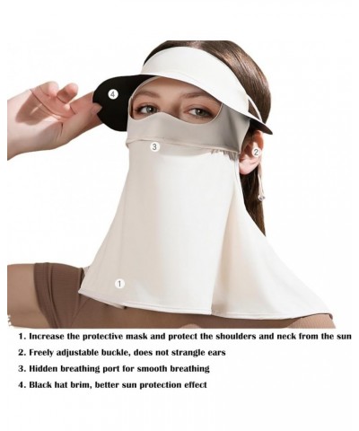 Face Mask for Sun Protection Women and Men,Balaclava with Brim Face Mask Sun UV Protection Neck Full Face Scarf Cover Dark Gr...