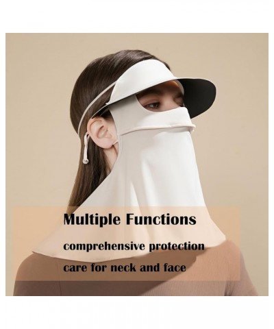 Face Mask for Sun Protection Women and Men,Balaclava with Brim Face Mask Sun UV Protection Neck Full Face Scarf Cover Dark Gr...