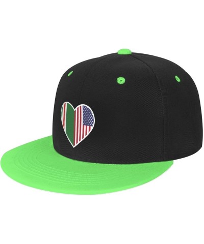 I Love America and Chechen Republic Ichkeria Baseball Cap for Men Women Snapback Hat Adjustable Flat Bill Hats Green $12.36 B...