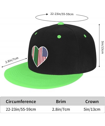 I Love America and Chechen Republic Ichkeria Baseball Cap for Men Women Snapback Hat Adjustable Flat Bill Hats Green $12.36 B...