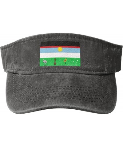 Bandera del Pueblo Mocoví Sun Hat Sun Visor Hats for Women Men Baseball Cap Golf Hats Deep Heather $13.73 Visors