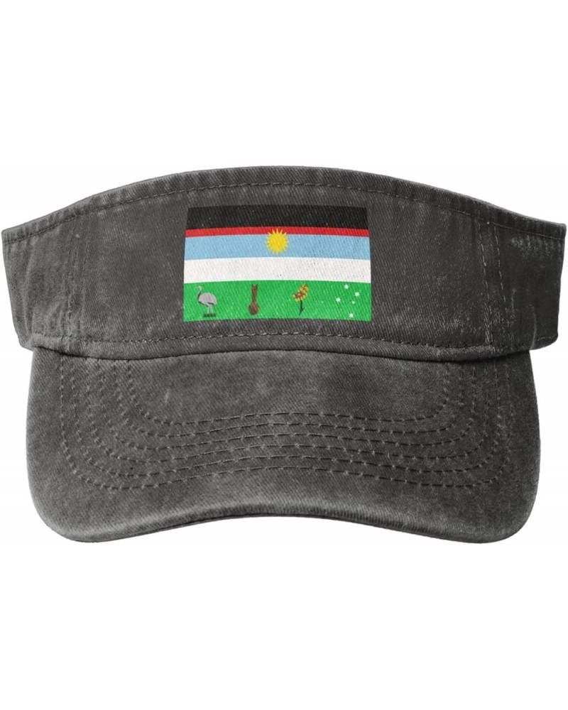 Bandera del Pueblo Mocoví Sun Hat Sun Visor Hats for Women Men Baseball Cap Golf Hats Deep Heather $13.73 Visors