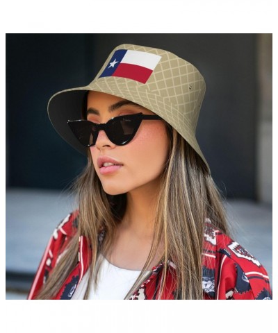 Bucket Hat Flag of Texas Fisherman's Cap Men and Women. Sun Hats Black $10.54 Bucket Hats