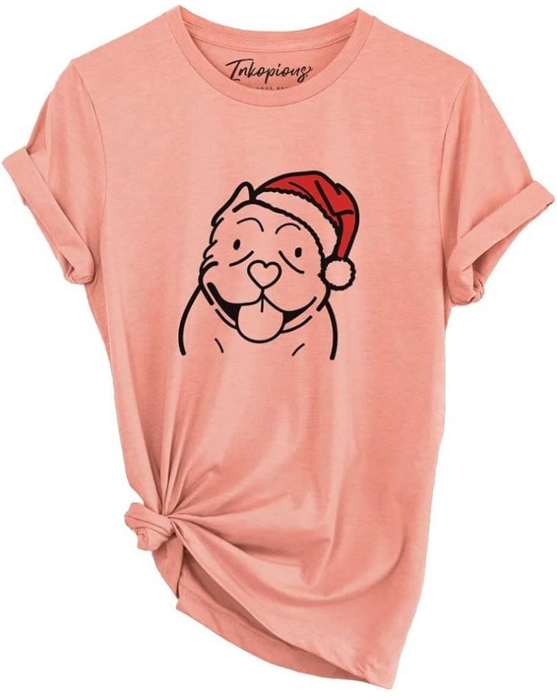 Santa Hat American Bully T-Shirt Unisex Sunset Crewneck $18.87 Skullies & Beanies