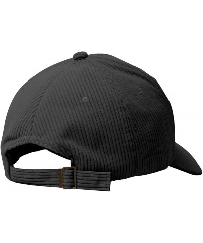 Dear Santa Don't Forget The Dog Corduroy Baseball Caps for Women Men Adjustable Dad Hat Black $14.14 Baseball Caps