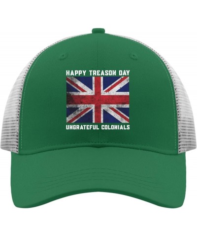 Mesh Hat Presidents Day Fitted Trucker Hats for Men Hats Snapback Trendy Funny Boys Trucker Caps Green $10.59 Baseball Caps