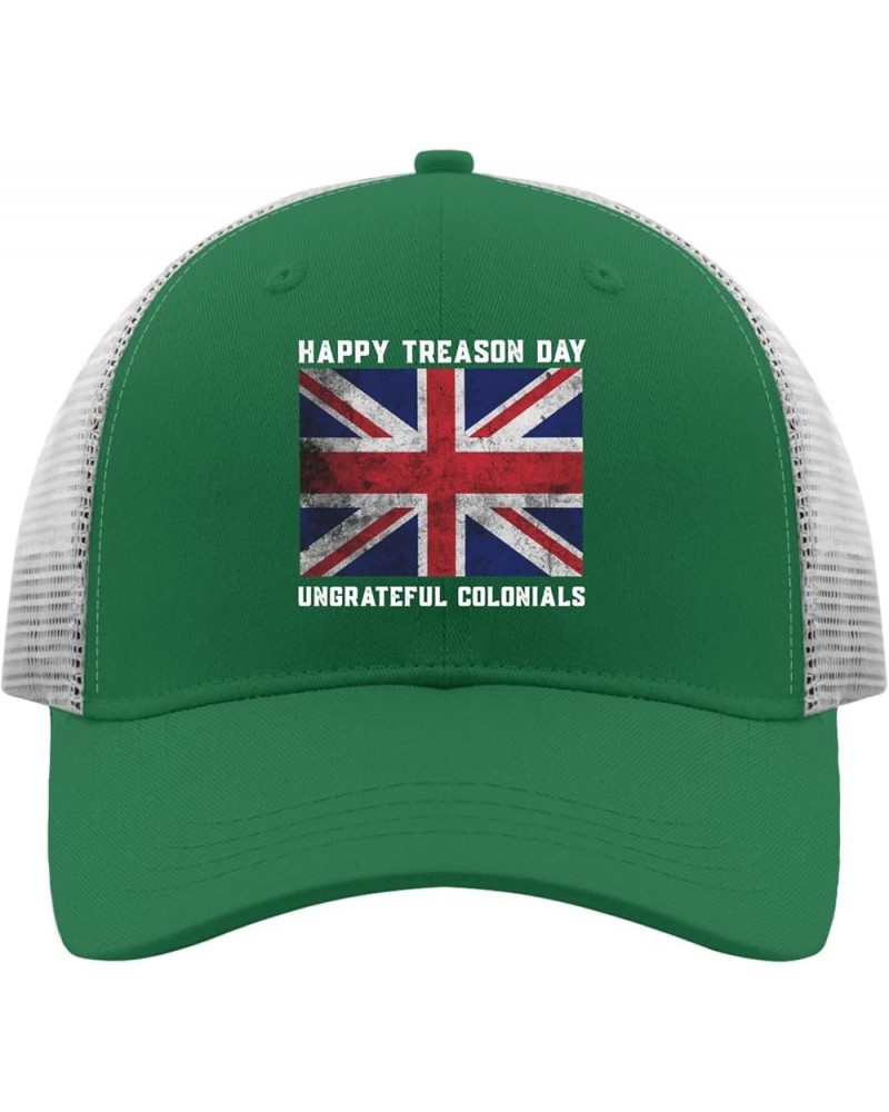 Mesh Hat Presidents Day Fitted Trucker Hats for Men Hats Snapback Trendy Funny Boys Trucker Caps Green $10.59 Baseball Caps