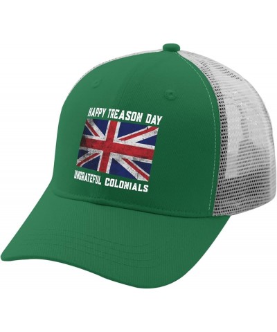 Mesh Hat Presidents Day Fitted Trucker Hats for Men Hats Snapback Trendy Funny Boys Trucker Caps Green $10.59 Baseball Caps