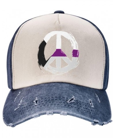 Demisexual Pride Flag Peace Upgrade Your Style with Funny Adjustable Cotton Baseball Caps for Men and Women Navy Blue $9.49 B...