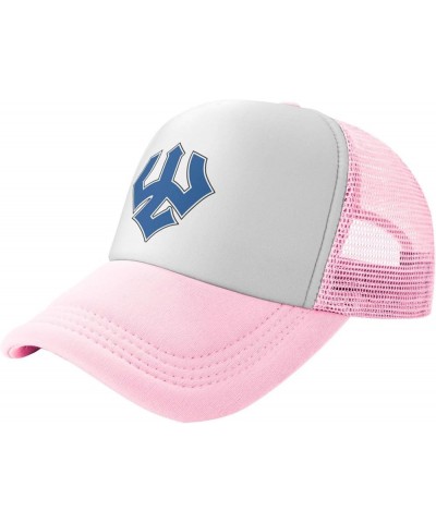 Washington and Lee University Trucker Hats for Both Men and Women - Mesh Baseball Snapback Hats Pink $23.96 Baseball Caps