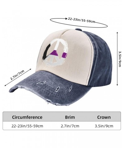 Demisexual Pride Flag Peace Upgrade Your Style with Funny Adjustable Cotton Baseball Caps for Men and Women Navy Blue $9.49 B...