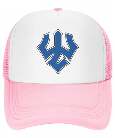 Washington and Lee University Trucker Hats for Both Men and Women - Mesh Baseball Snapback Hats Pink $23.96 Baseball Caps