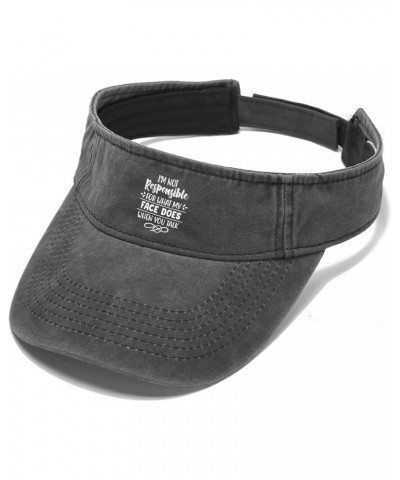 I'm Not Responsible for What My Face Does When You Talk Caps Sun Visors for Women Sun Visors Uv $8.99 Visors