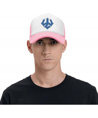 Washington and Lee University Trucker Hats for Both Men and Women - Mesh Baseball Snapback Hats Pink $23.96 Baseball Caps